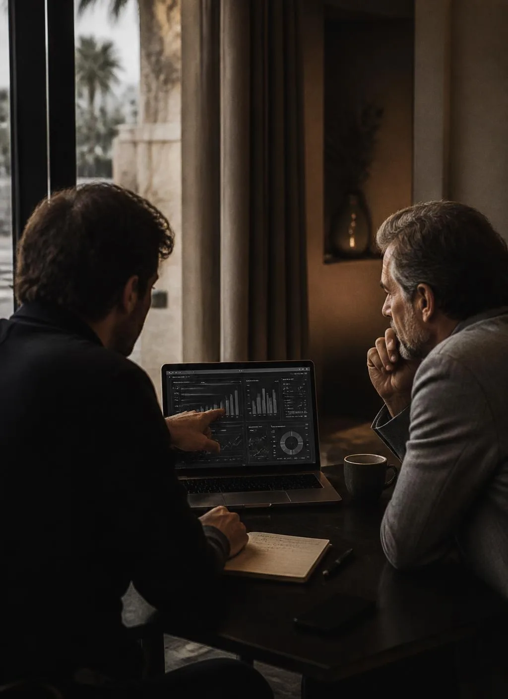 Naksha working through a business's systems with its owner