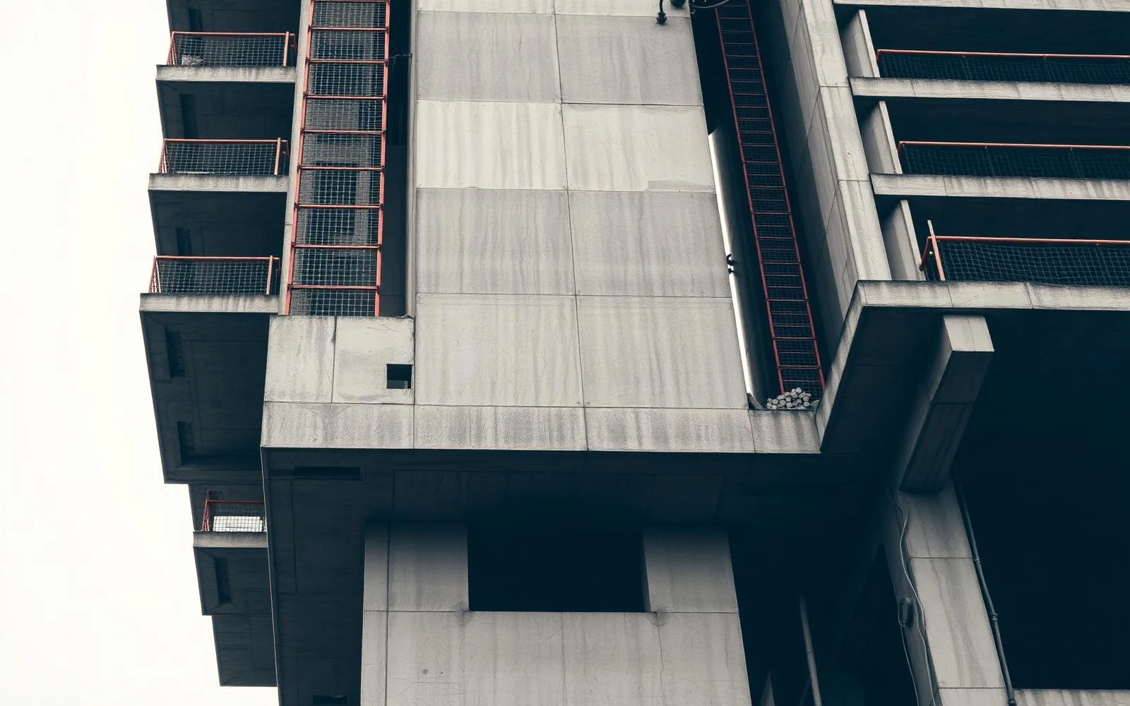 Modern building at golden hour